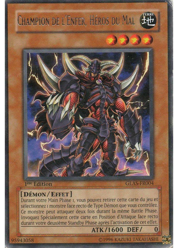 Champion de l'Enfer, HÉROS du Mal