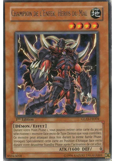 Champion de l'Enfer, HÉROS du Mal