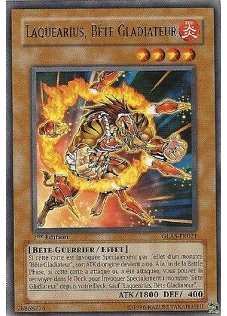 Laquearius, Bête Gladiateur