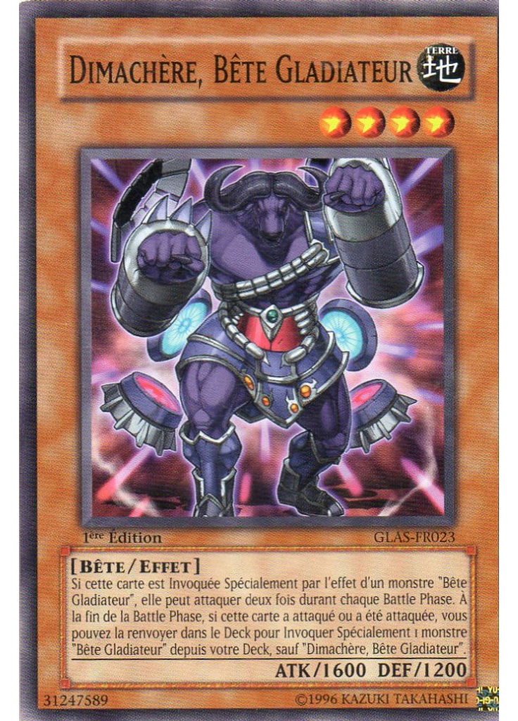 Dimachère, Bête Gladiateur