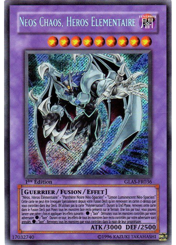 Néos Chaos, HÉROS Élémentaire (Secret Rare 1st Edition)