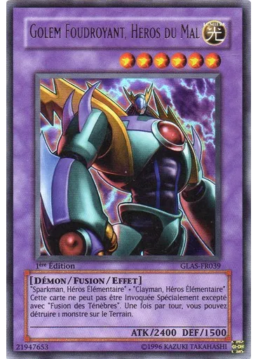 Golem Foudroyant, HÉROS du Mal