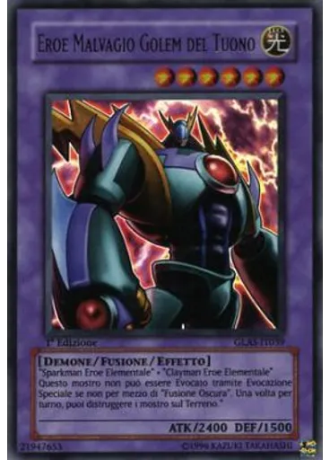 Golem del Tuono EROE Malvagio