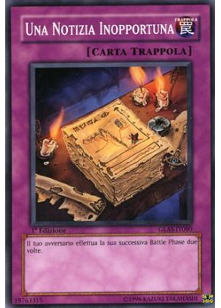 Una Notizia Inopportuna