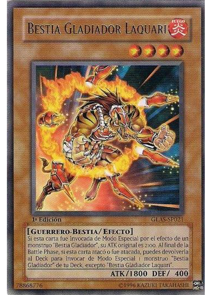 Bestia Gladiador Laquari