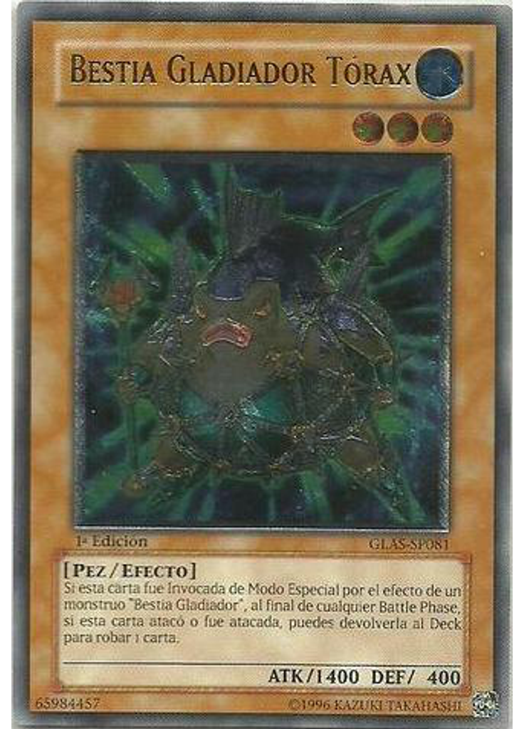 Bestia Gladiador Tórax (Ultimate Rare 1st Edition)
