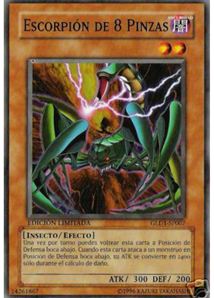 Escorpión de 8 Pinzas