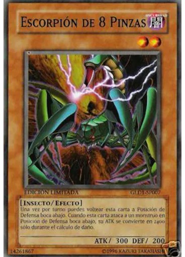 Escorpión de 8 Pinzas