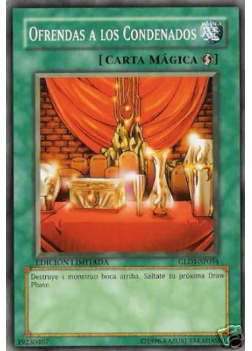 Ofrendas a los Condenados