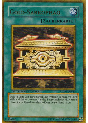 Gold-Sarkophag