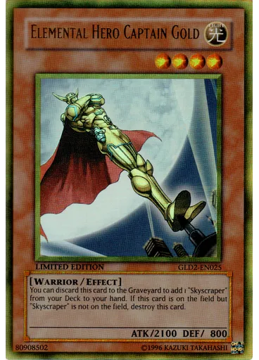 Elemental HERO Captain Gold
