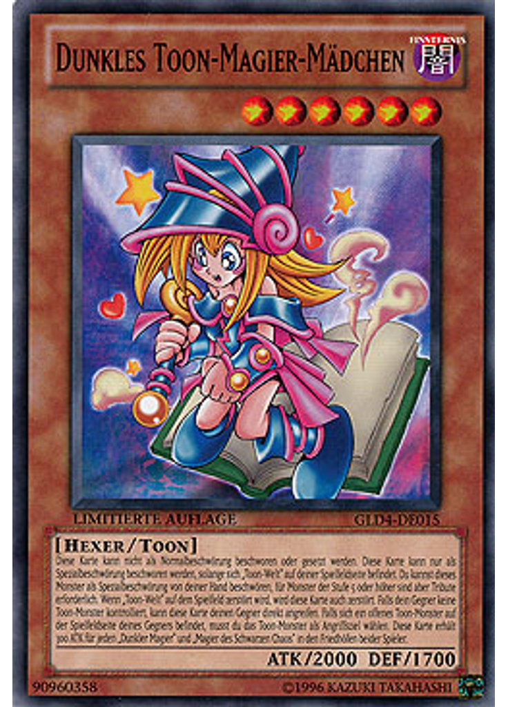Toon-Dunkles Magier-Mädchen