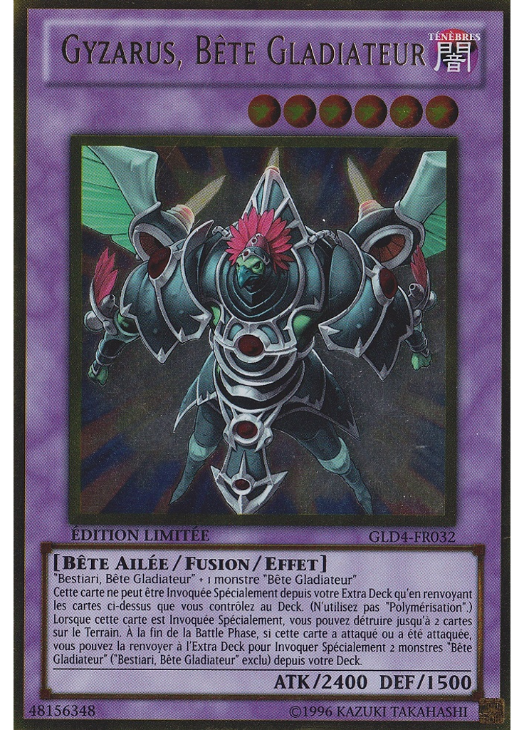 Gyzarus, Bête Gladiateur