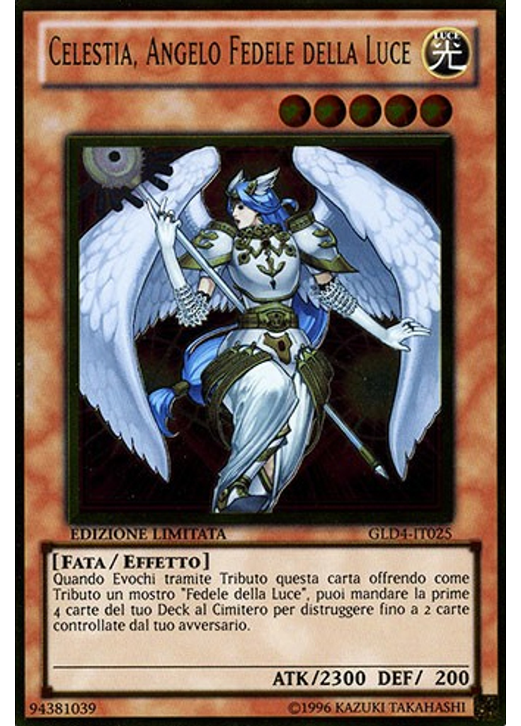 Celestia, Angelo Fedele della Luce