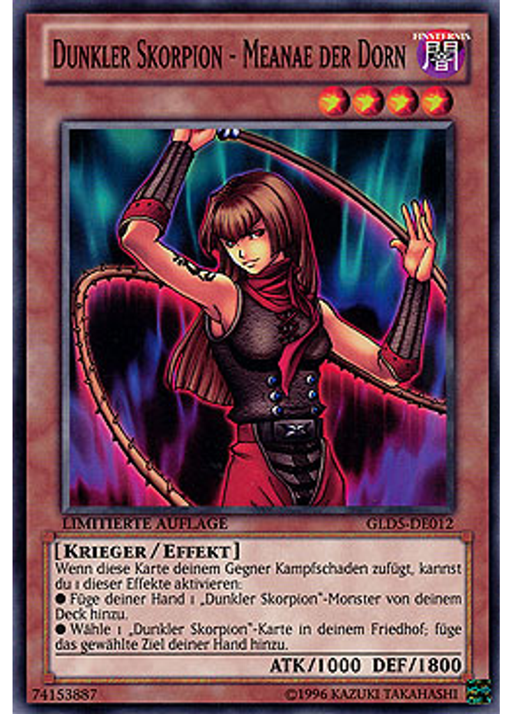 Dunkler Skorpion - Meanae der Dorn