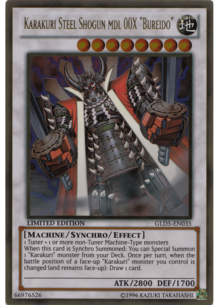 Karakuri Steel Shogun mdl 00X "Bureido"