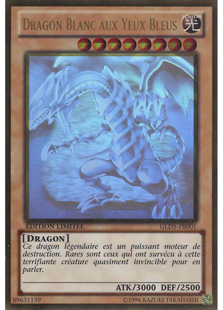 Dragon Blanc aux Yeux Bleus