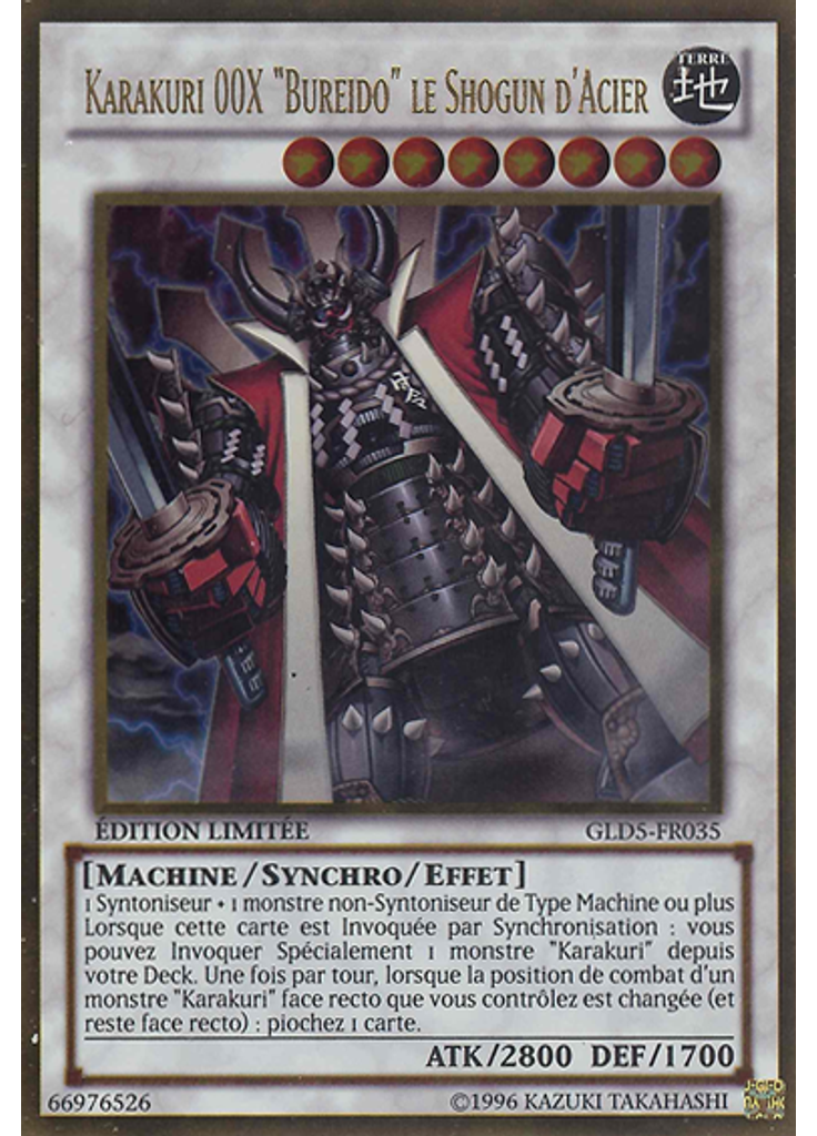 Karakuri 00X "Bureido" le Shogun d'Acier