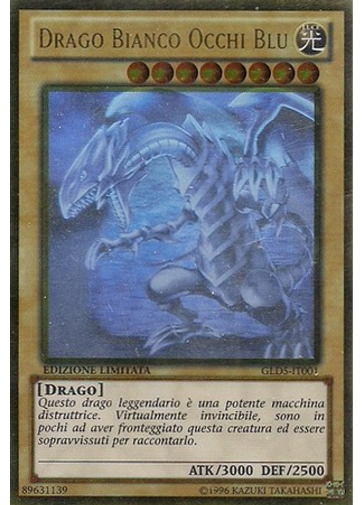 Drago Bianco Occhi Blu