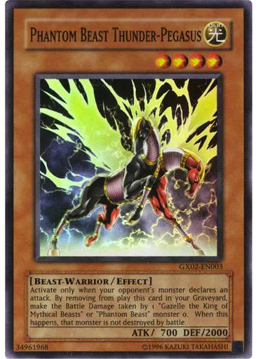 Phantom Beast Thunder-Pegasus — Yu-Gi-Oh! GX Tag Force Promotional Cards