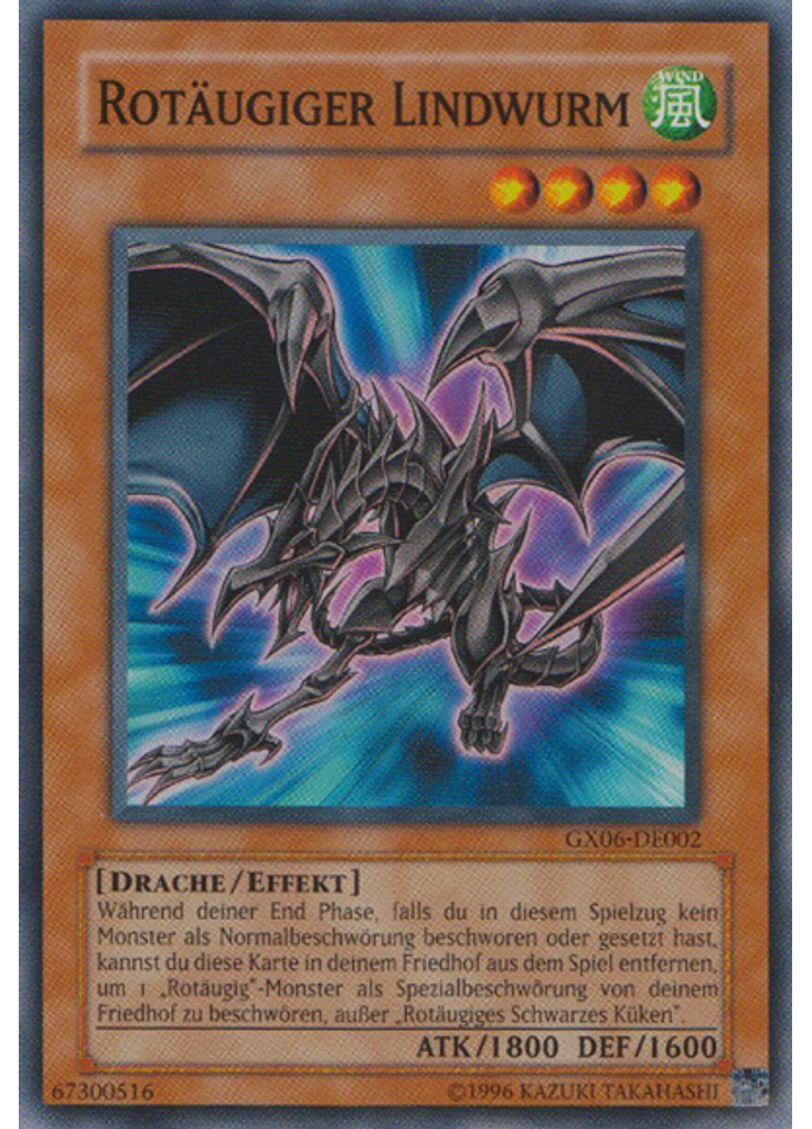 Rotäugiger Lindwurm