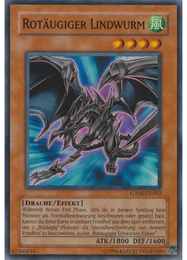 Rotäugiger Lindwurm — Yu-Gi-Oh! GX Tag Force Pakete