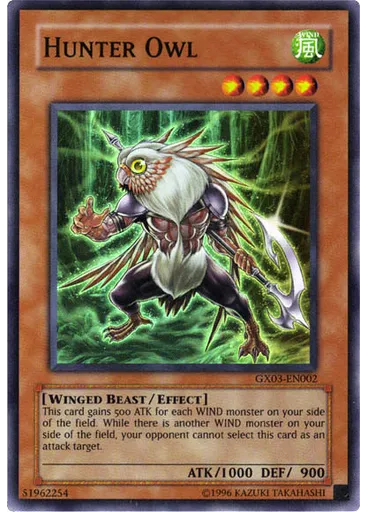 Hunter Owl — Yu-Gi-Oh! GX Spirit Caller Promotional Cards