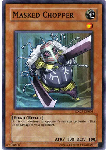 Masked Chopper — Yu-Gi-Oh! GX Spirit Caller Promotional Cards