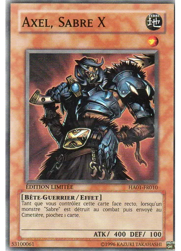 Axel, Sabre X
