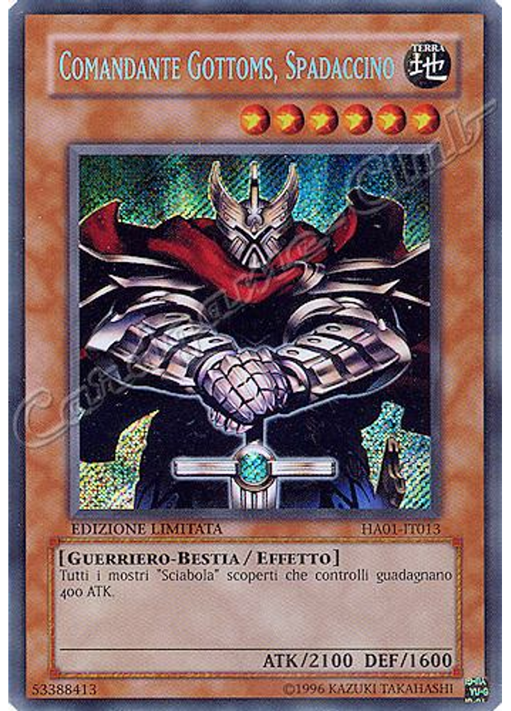 Comandante Gottoms, Spadaccino