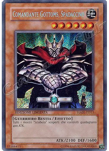 Comandante Gottoms, Spadaccino