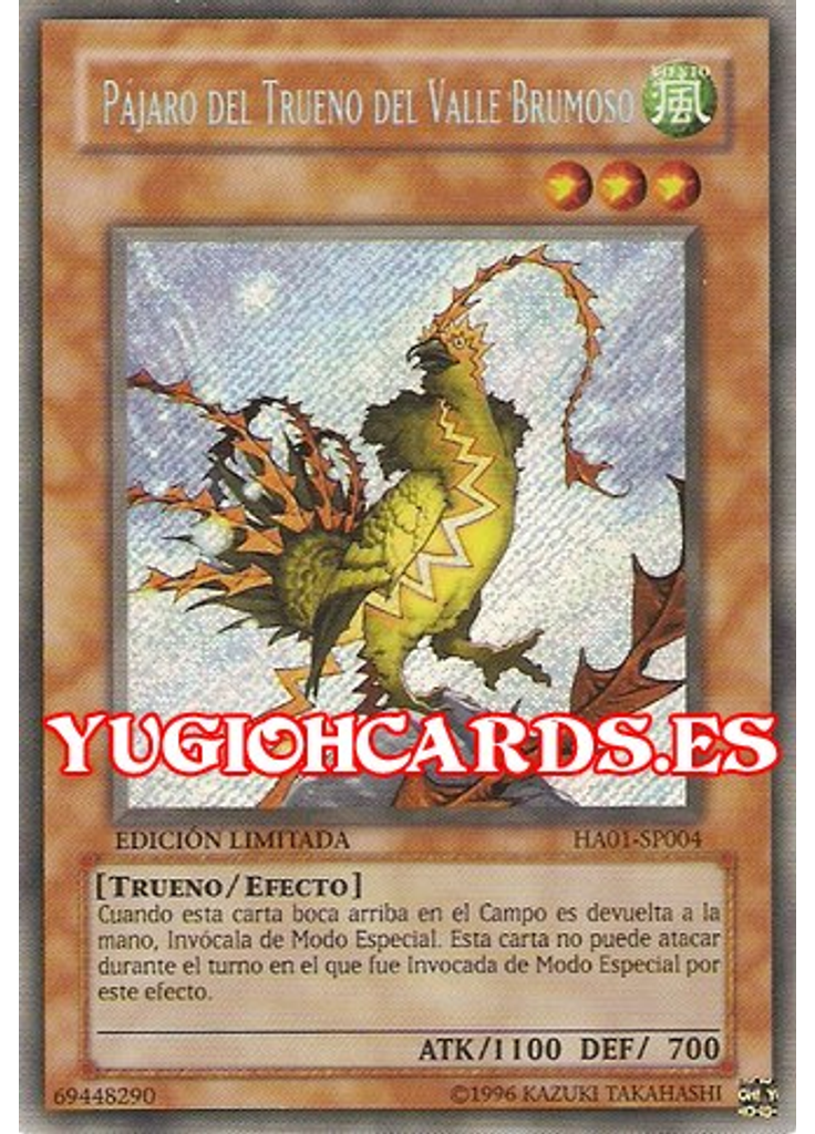 Pájaro del Trueno del Valle Brumoso