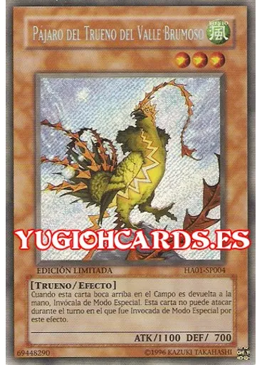 Pájaro del Trueno del Valle Brumoso