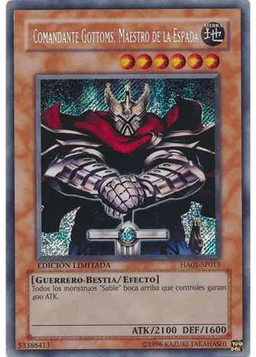 Comandante Gottoms, Maestro de la Espada