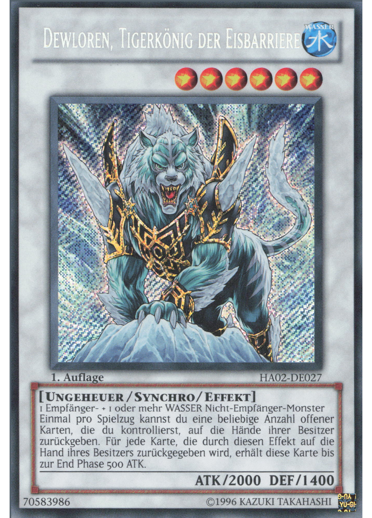 Dewloren, Tigerkönig der Eisbarriere