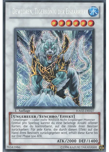 Dewloren, Tigerkönig der Eisbarriere