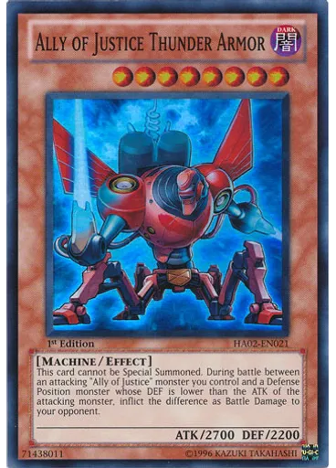 Ally of Justice Thunder Armor