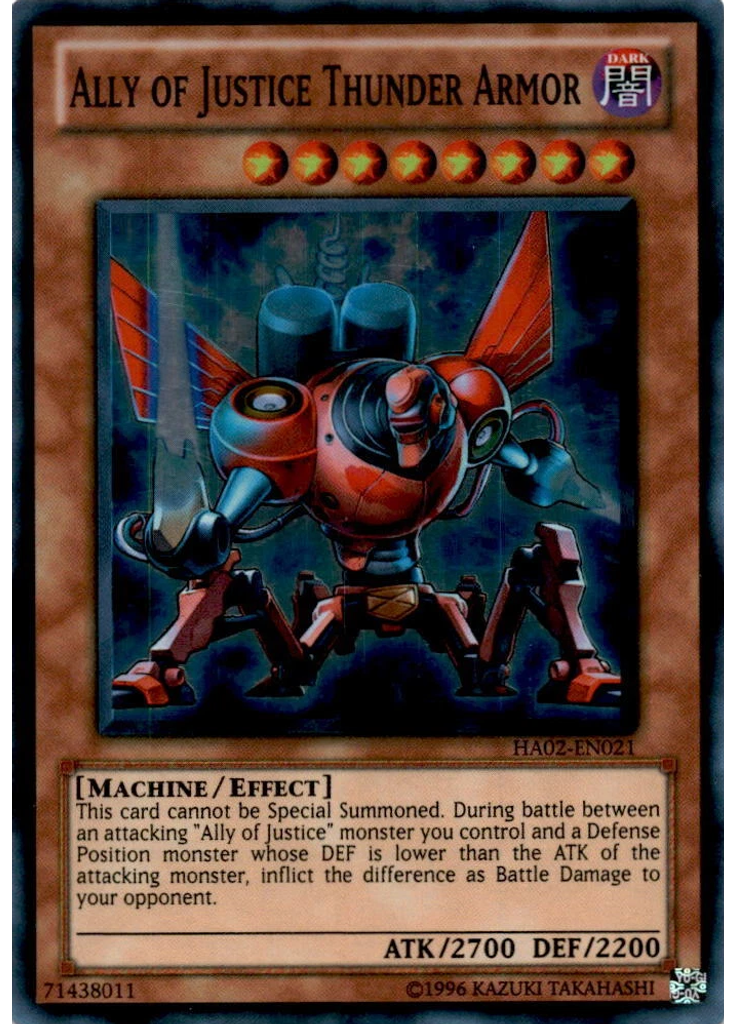 Ally of Justice Thunder Armor (Super Rare Unlimited)