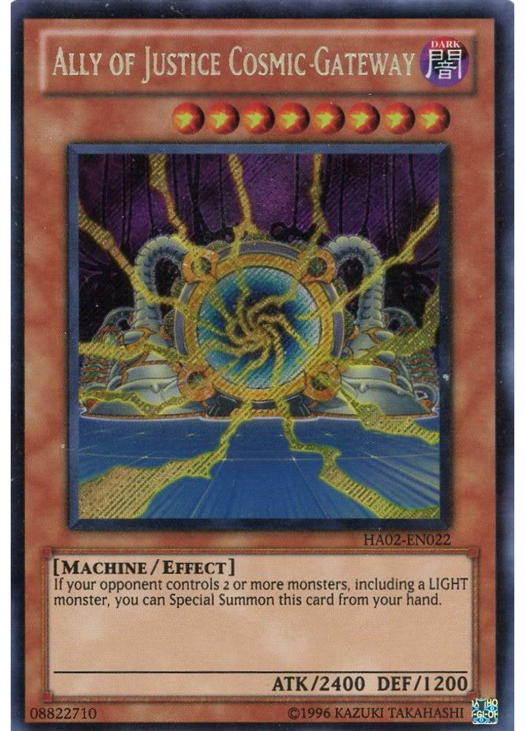 Ally of Justice Cosmic Gateway (Secret Rare Unlimited)