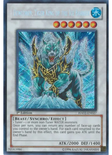 Dewloren, Tiger King of the Ice Barrier