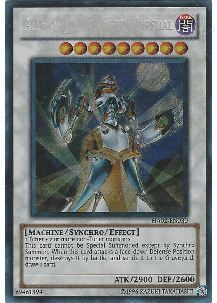 Ally of Justice Field Marshal (Secret Rare Unlimited)