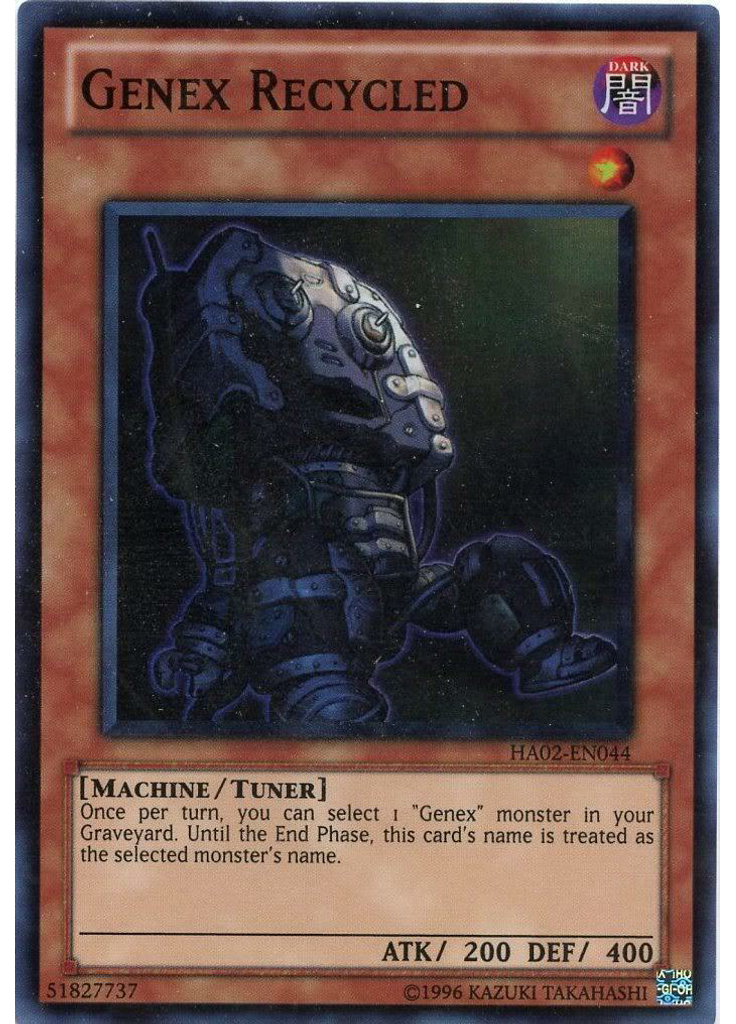 Genex Recycled (Super Rare Unlimited)