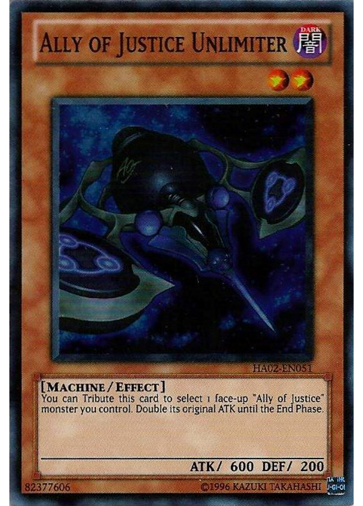 Ally of Justice Unlimiter (Super Rare Unlimited)