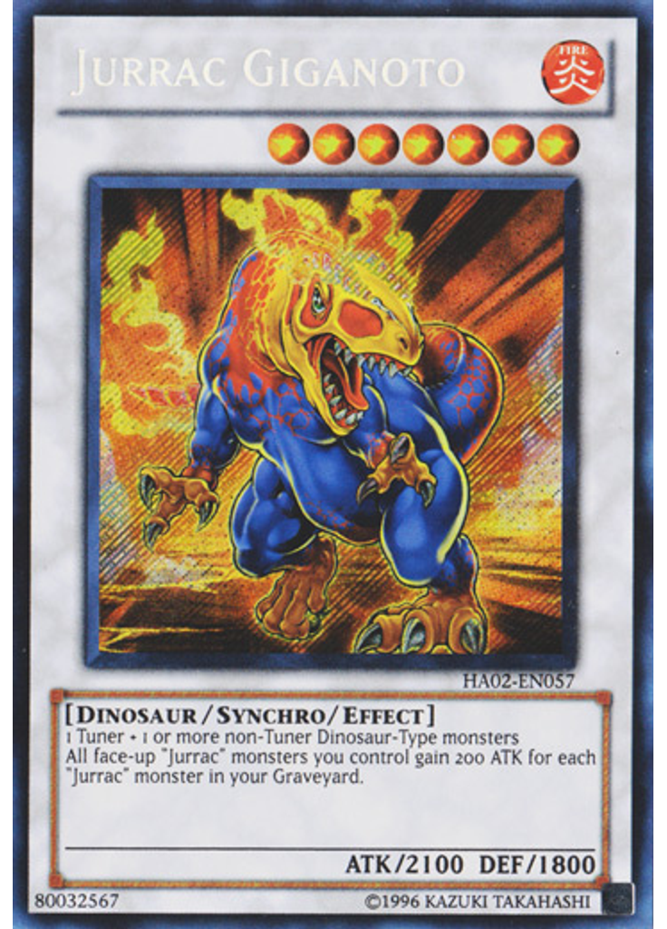 Jurrac Giganoto (Secret Rare Unlimited)
