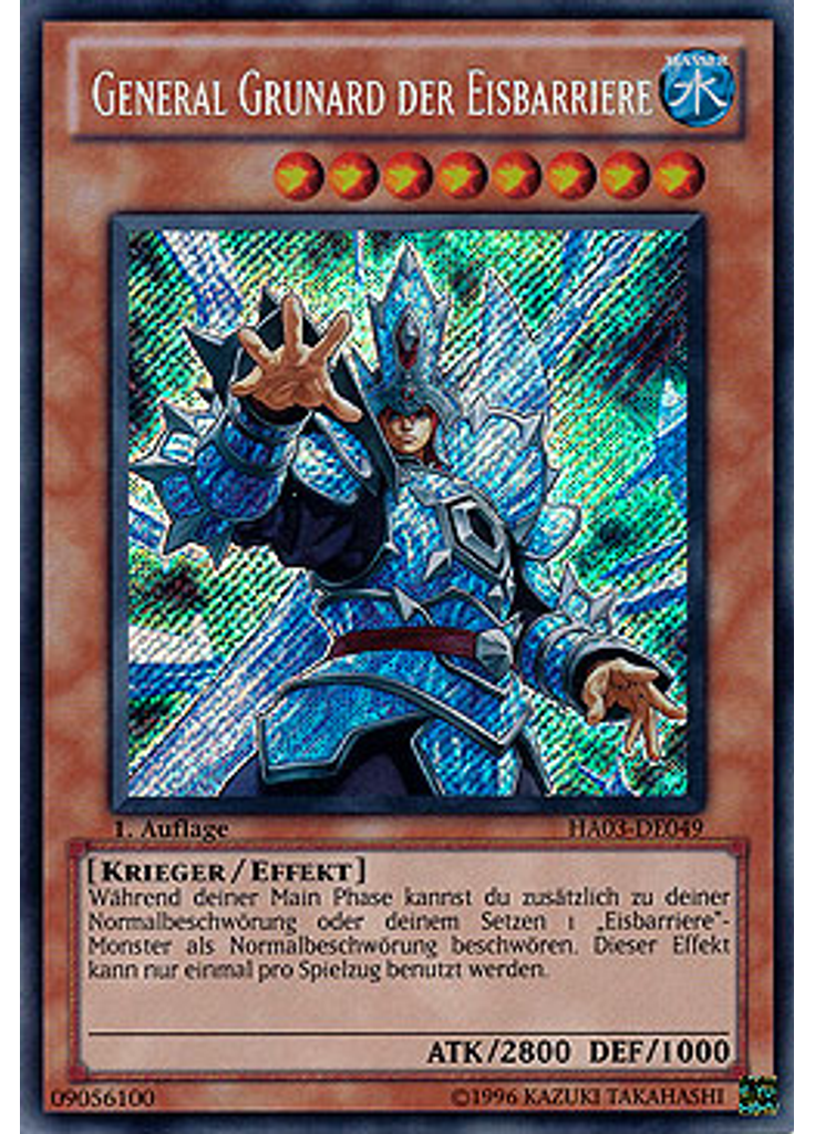 General Grunard der Eisbarriere