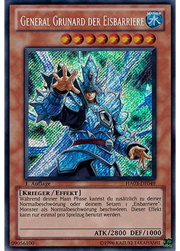 General Grunard der Eisbarriere