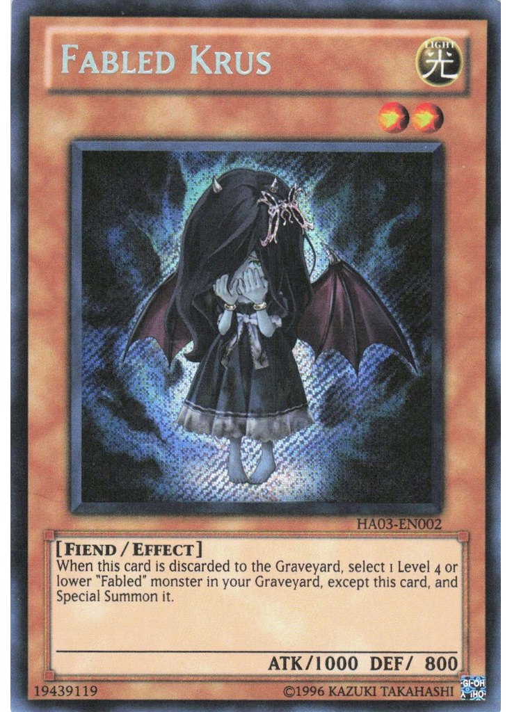Fabled Krus (Secret Rare Unlimited)