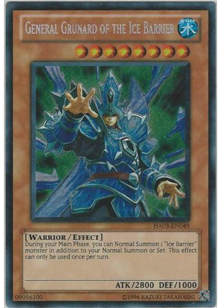 General Grunard of the Ice Barrier (Secret Rare Unlimited)