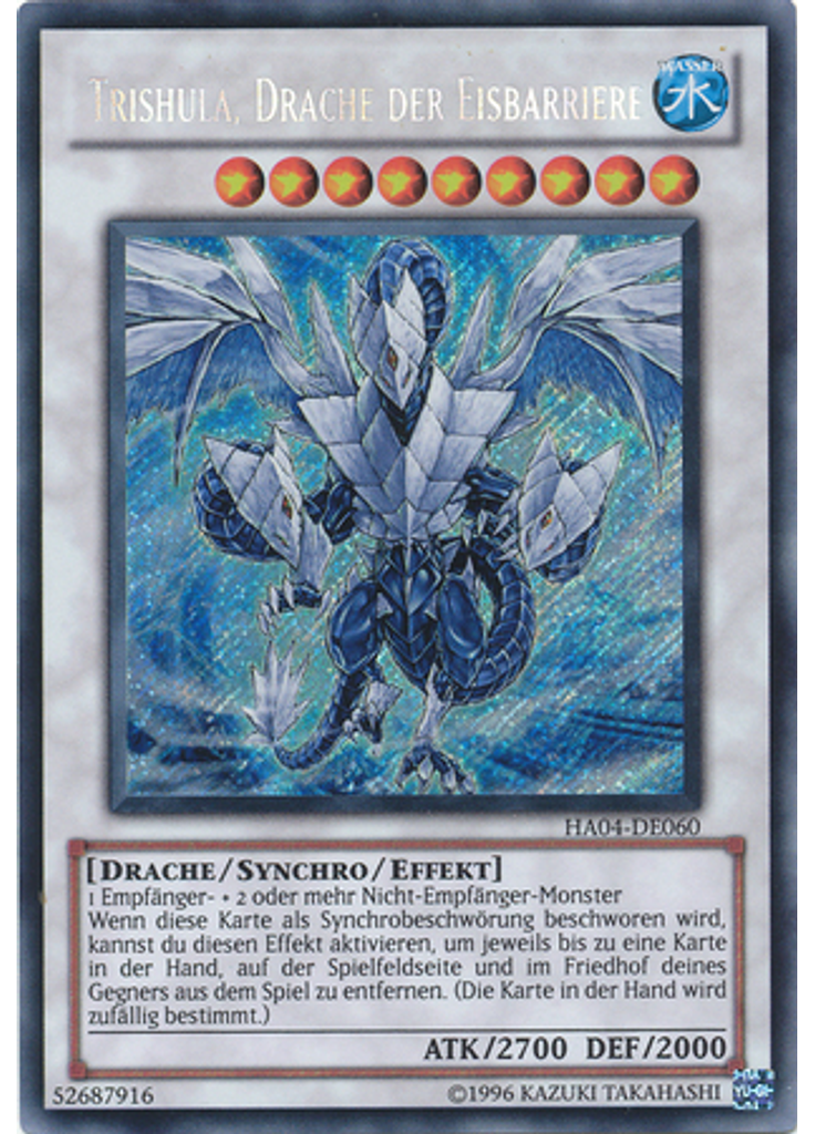 Trishula, Drache der Eisbarriere (Secret Rare Unlimited)