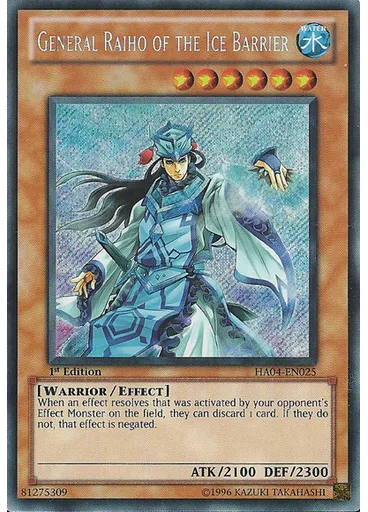 General Raiho of the Ice Barrier